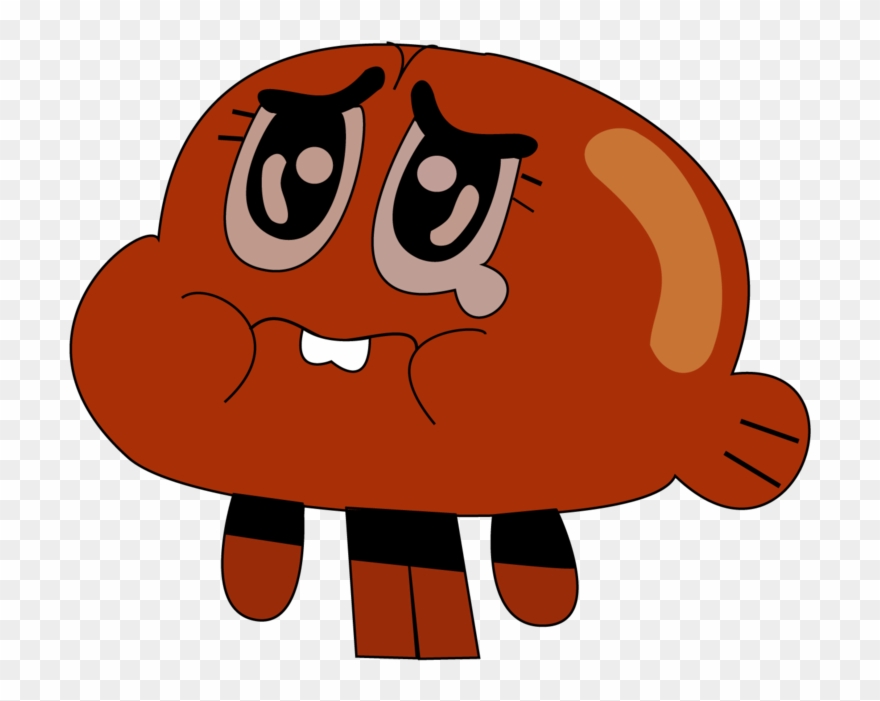 Fridge Clipart Sad - Amazing World Of Gumball Darwin - Png Download