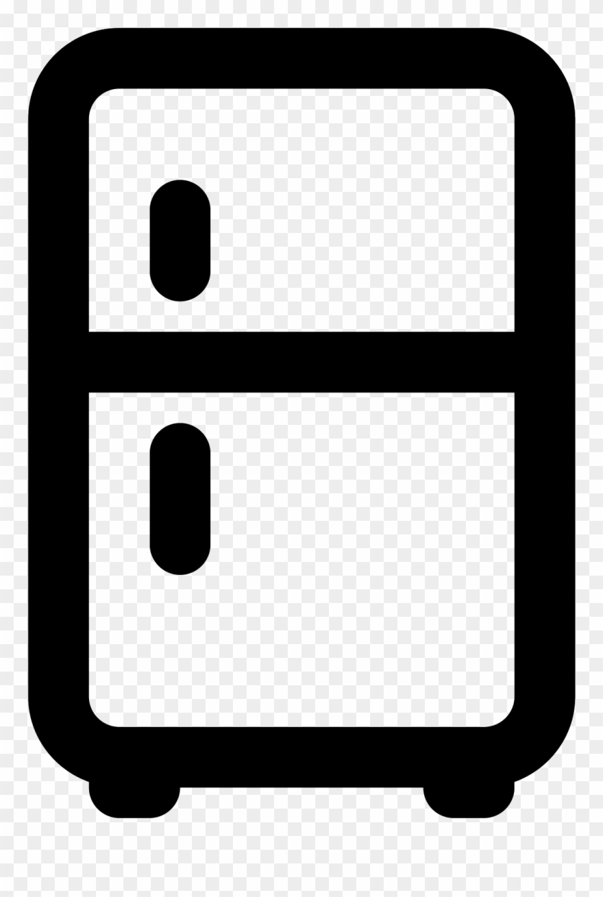 Refrigerator Clipart Fridge - Fridge Icon - Png Download
