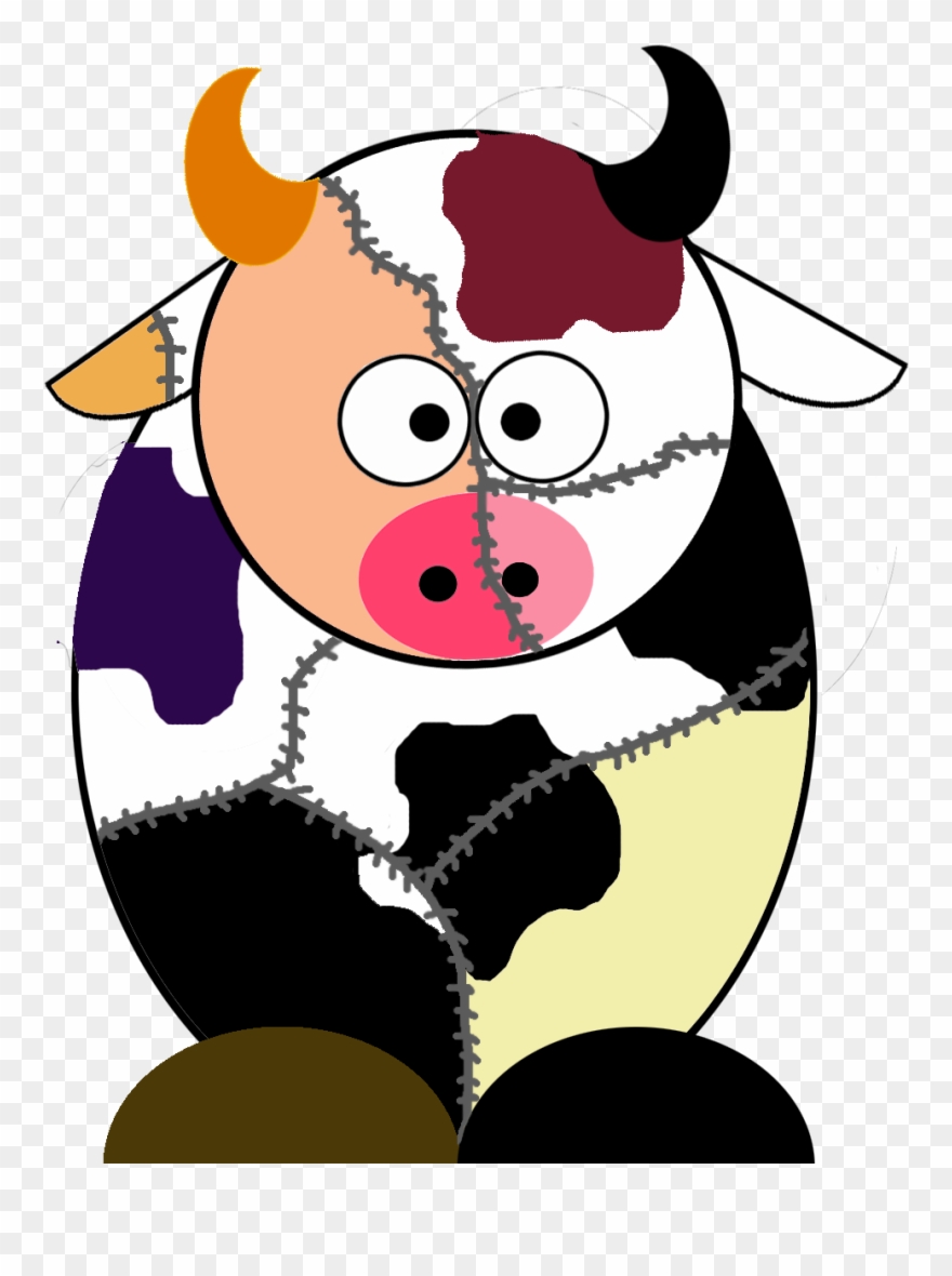 Inside Suite - Cartoon Dead Cow Clipart