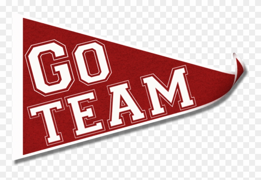 College Student Clip Art Cliparts And Others Art Inspiration - Go Team Pennant Clipart - Png Download