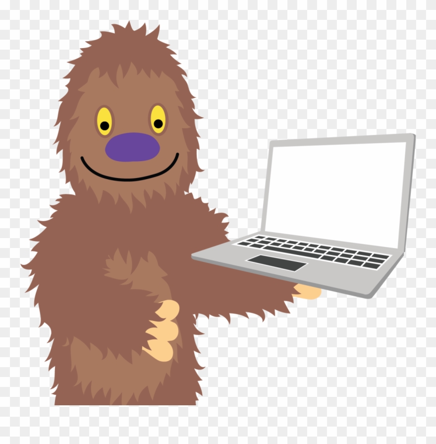 Laptop Clipart University Student - Cartoon - Png Download