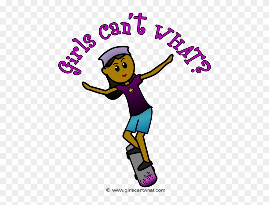 Skateboard Clipart Cant - Happy Birthday Female Fireman - Png Download
