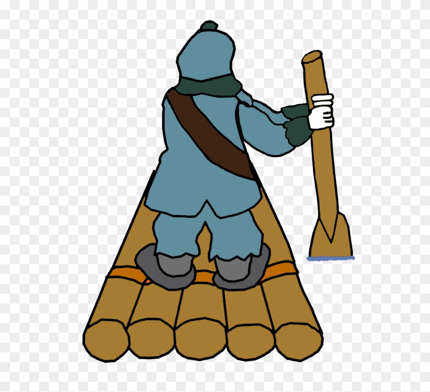 I Have Finish With A Character And Map For Raft Game - Png Raft Gif Clipart