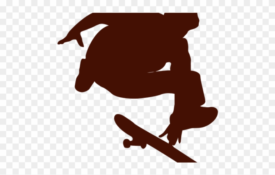 Skateboarding Clipart Svg - Topo De Bolo Skatista - Png Download