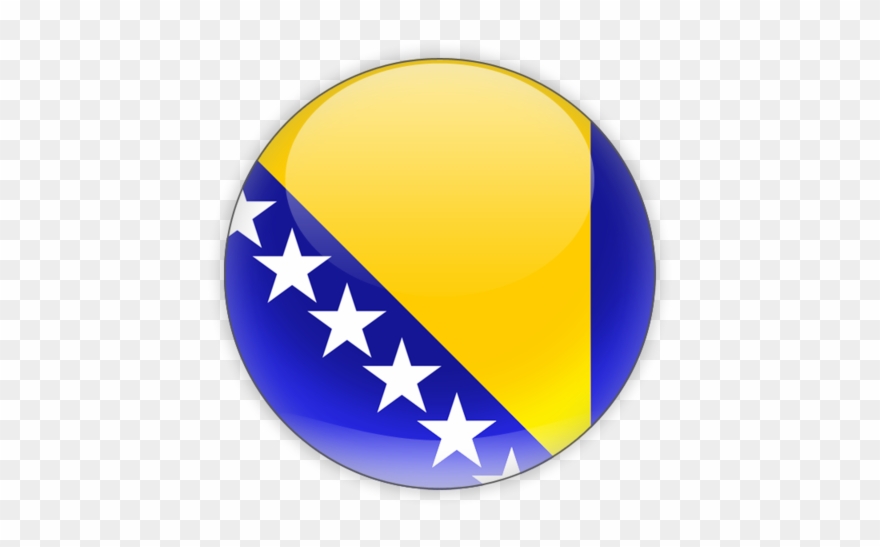 Rugby Ball Clipart Un Flag - Bosnia And Herzegovina Flag Png Transparent Png