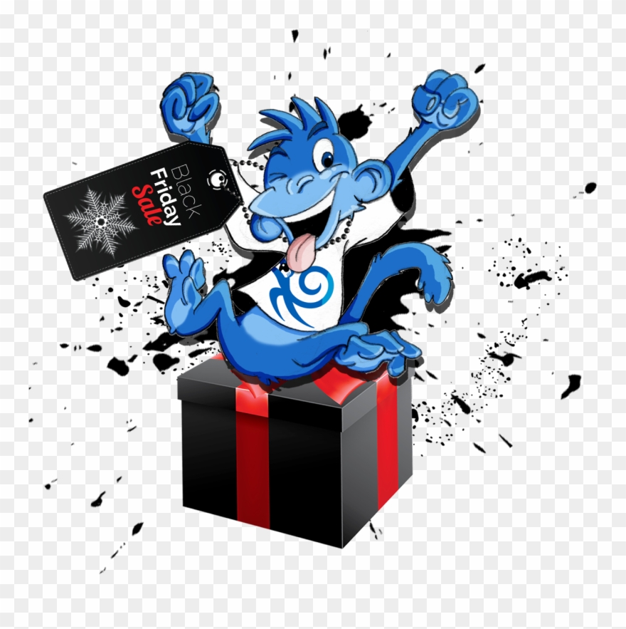 Blue Monkey Studio Black Friday - Cartoon Clipart