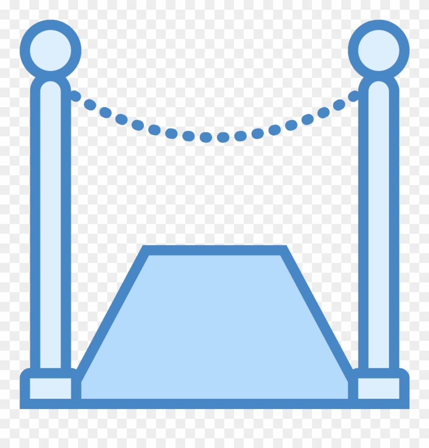 Red Carpet Clipart Blue Carpet - Icon - Png Download
