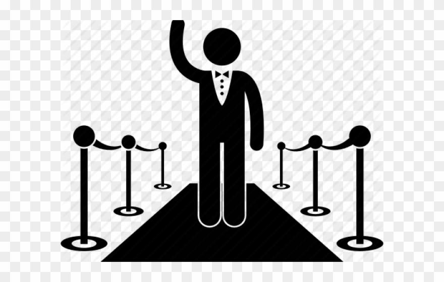 Celebrity Clipart Celebrity Red Carpet - Celebrity Clipart Black And