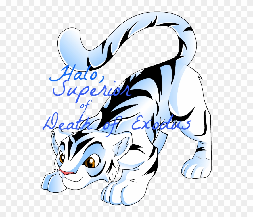White Tiger Clipart 2 - Clip Art - Png Download