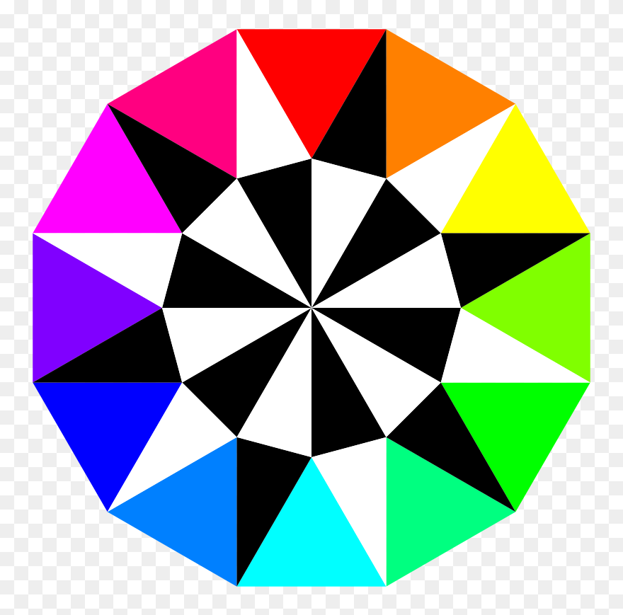 Hexagon Dodecagon Triangle Drawing Tessellation - Dodecagon Clip Art - Png Download