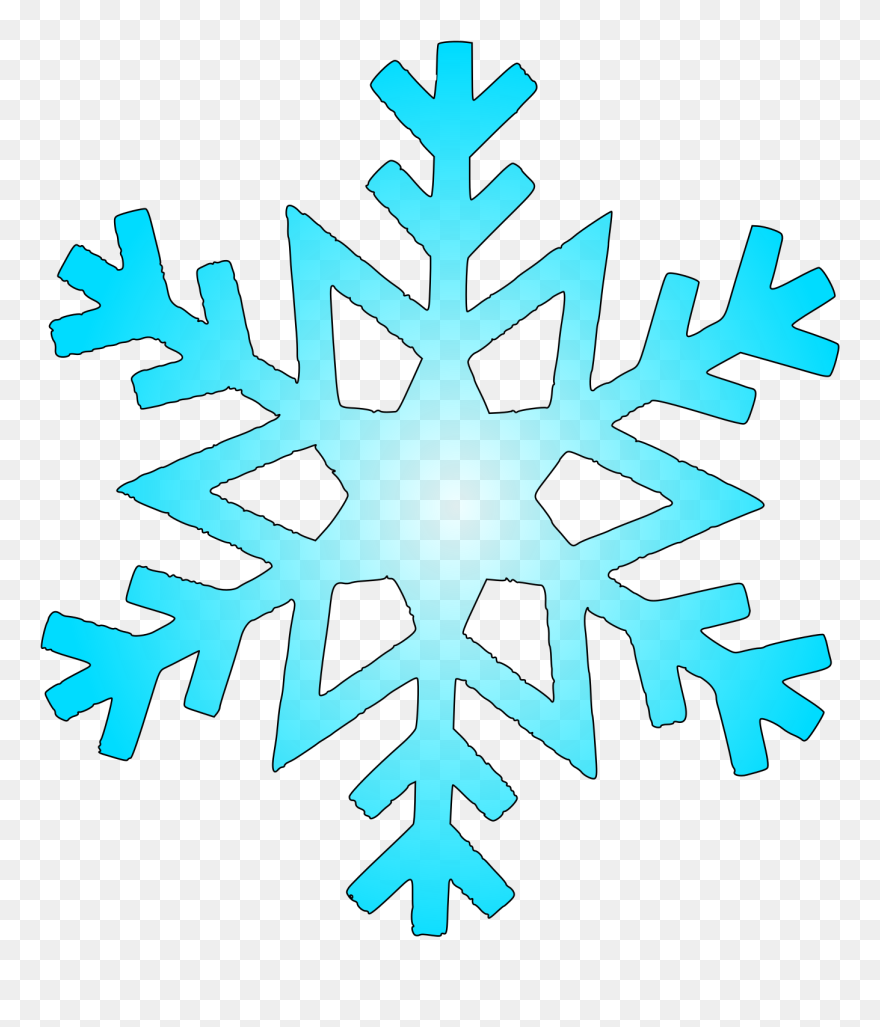 Snowflake Computer Icons - Clip Art Snowflake Blue - Png Download