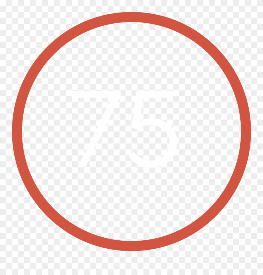 Signatory Number For Timeline - Orange Circle Outline Png Clipart