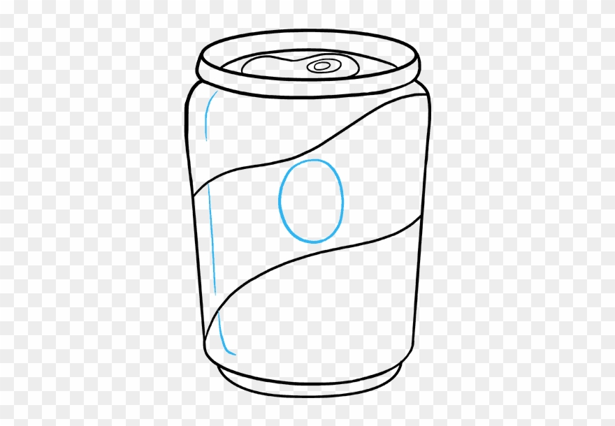 How To Draw Soda Can - Drawing Clipart