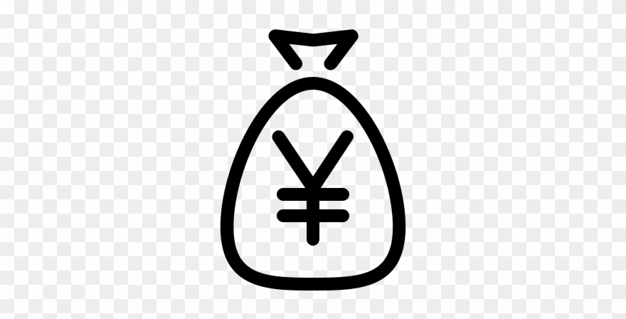 Yen Bag Rubber Stamp - Rubber Stamping Clipart