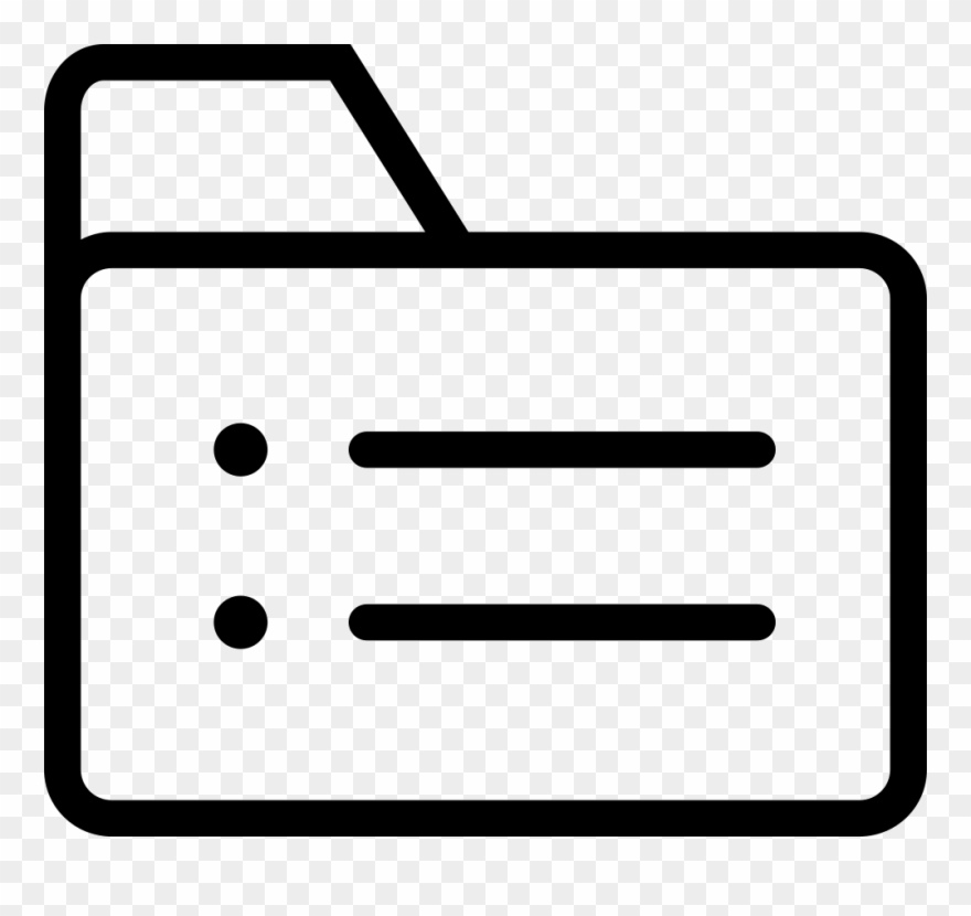 Situation Clipart General Information - File Folder - Png Download