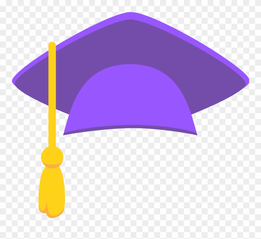 Download Graduation Clipart Sticker - Purple Graduation Cap Png