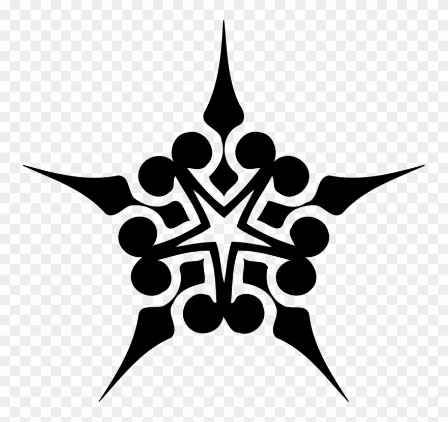 Drawing Symbol Pentagram Pentacle Magic - Logo Rockstar Png Clipart