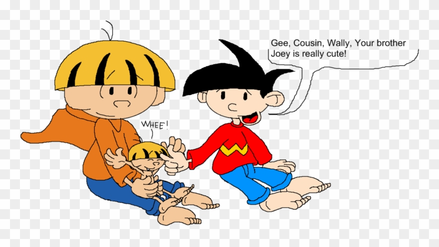 Banner Freeuse Library Cousins Clipart Kind Child - Cartoon - Png Download