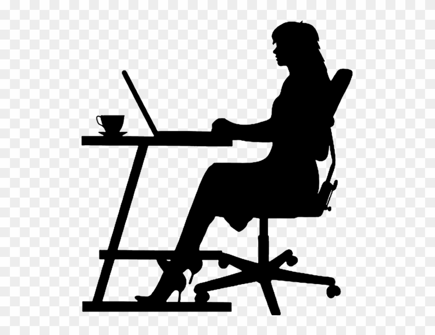 Administrative Professionals Week - Business Woman Silhouette Transparent Clipart