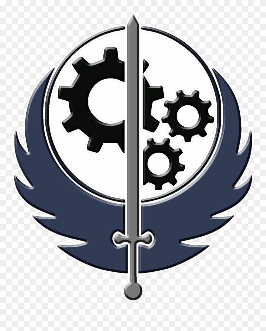 Brotherhood Of Steel Symbol Fallout Brotherhood Of - Brotherhood Of Steel Logo Clipart