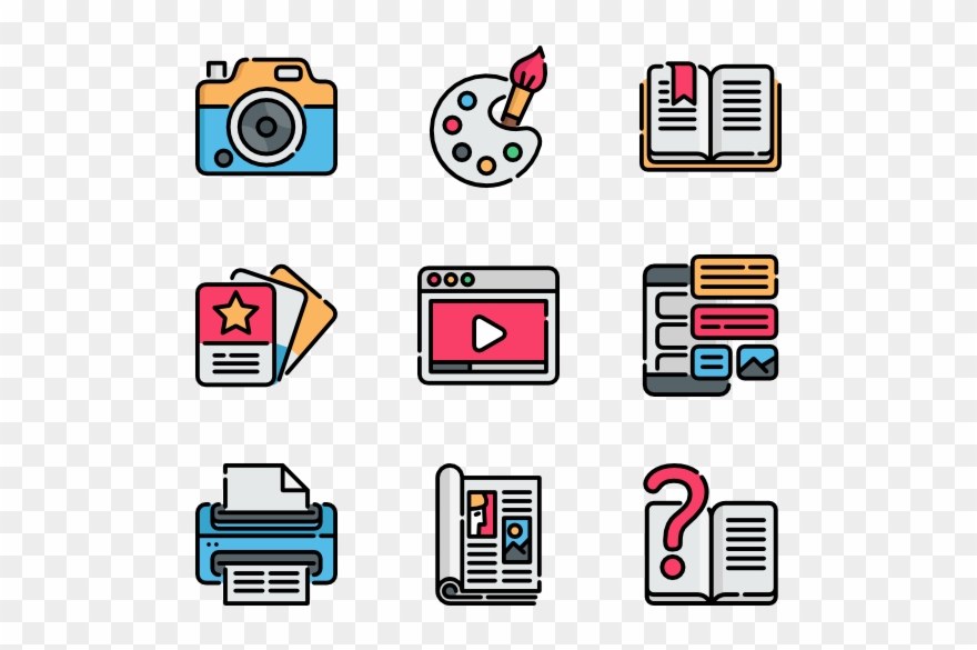 Color Icons Free Editorial Clip Freeuse Library - University Facilities Icon Png Transparent Png