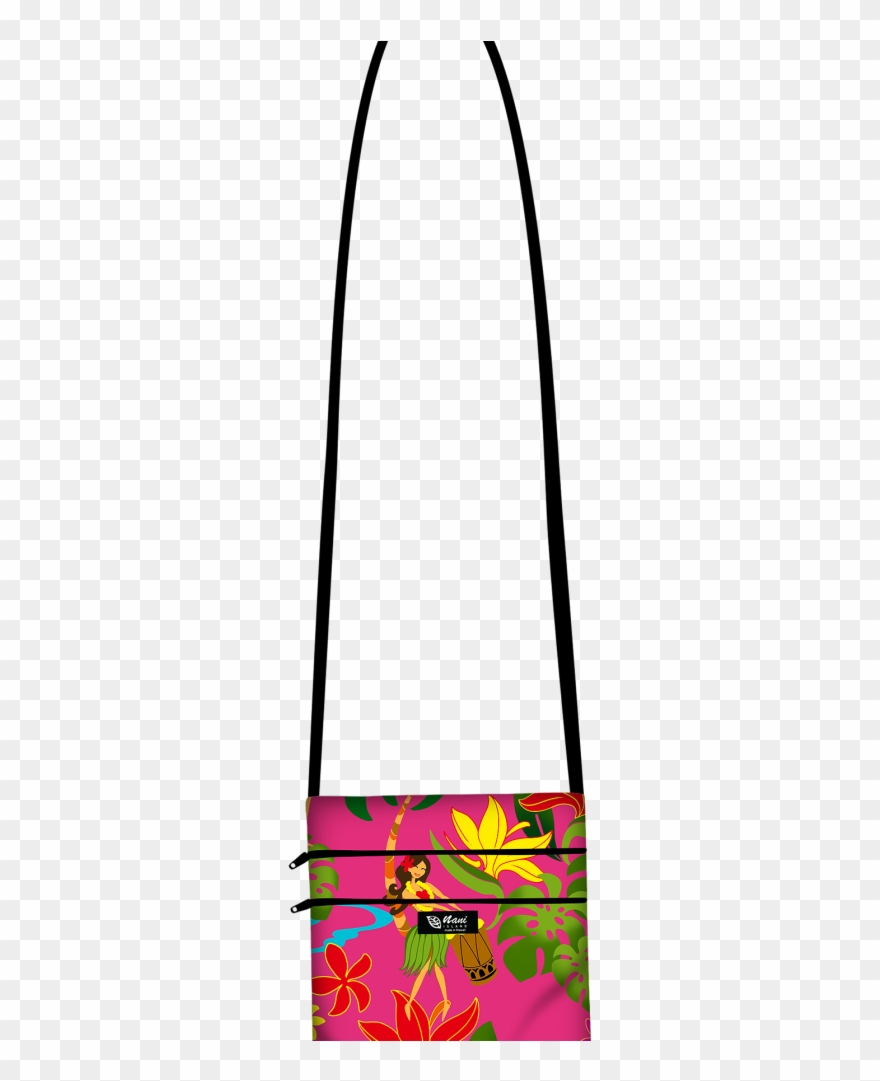 Hawaiian Hula Girl Passport M - Shoulder Bag Clipart