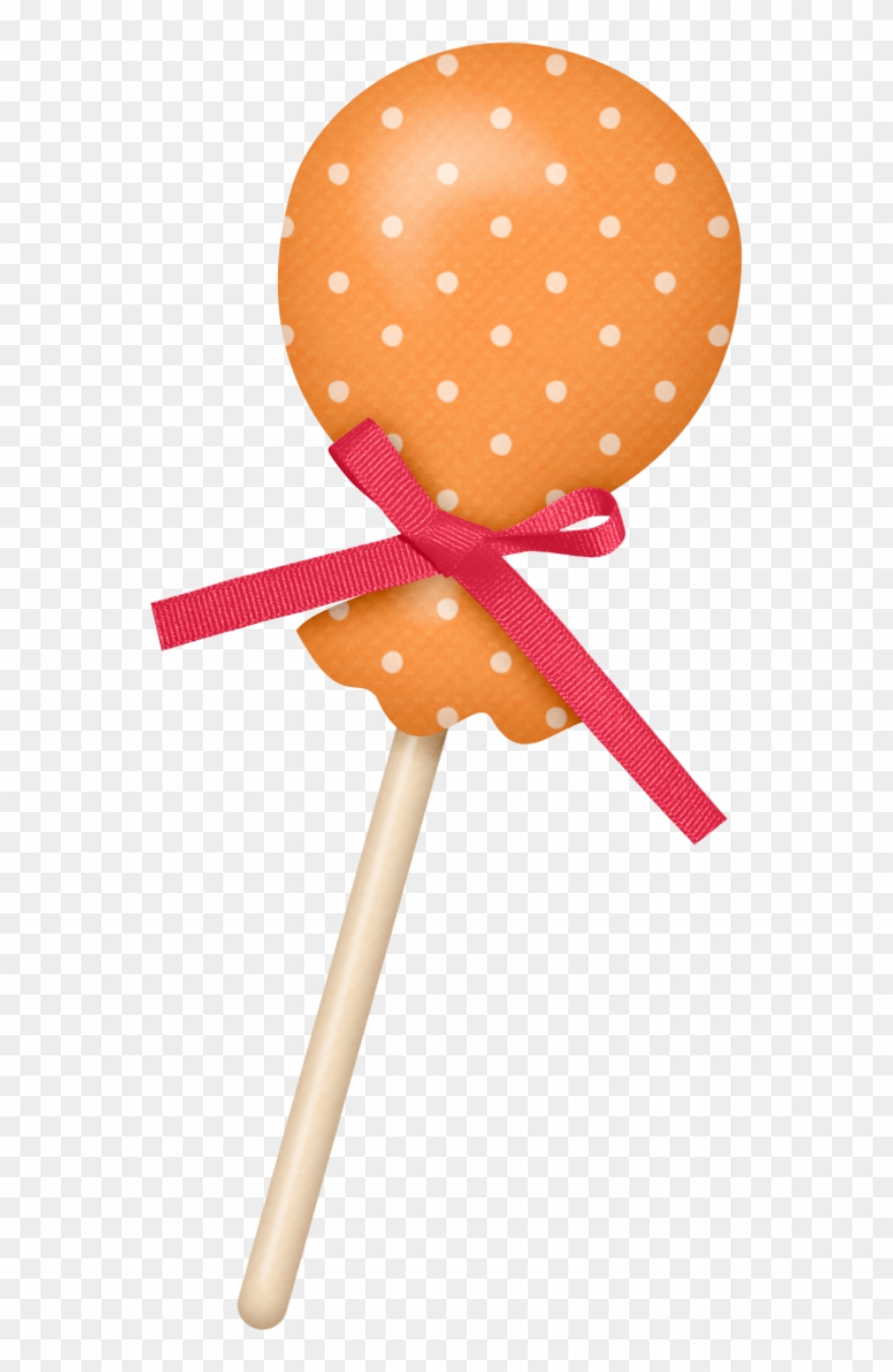 Lliella Yummyscrummy Lollipop Png - Sucette Orange Clipart