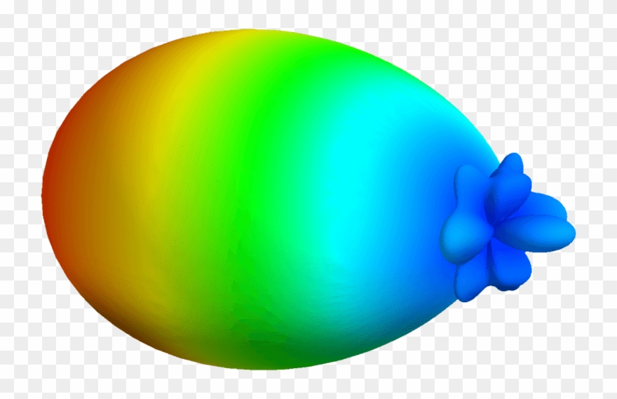 Antennendiagramm In Dreidimensionaler Darstellung - Directional Antenna Radiation Pattern 3d Clipart