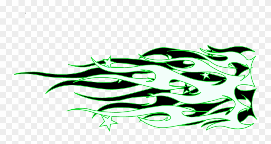 Flames Background Clipart 1024 - Tribal Flames Png Transparent Png