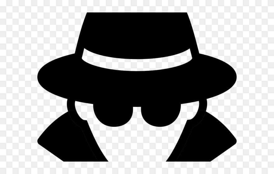 Sherlock Holmes Clipart Black And White - Spy Icon - Png Download