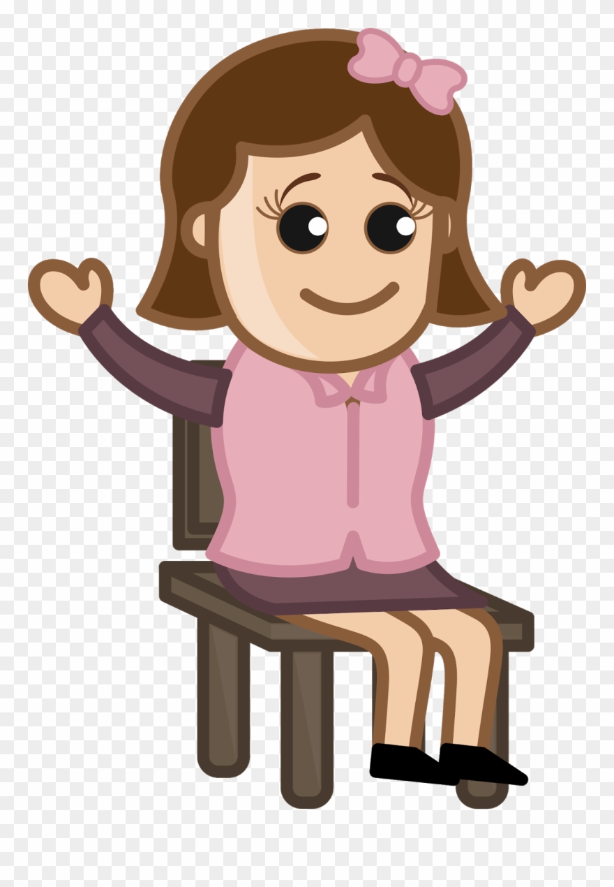 All's Well That Ends Well, Right - Cartoon Sitting In A Chair Clipart