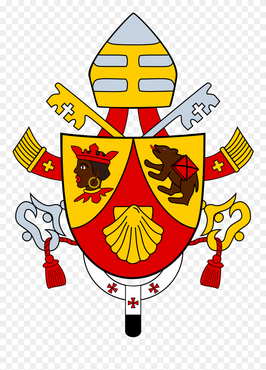 Papal Coats Of Arms Of Pope Benedict Xvi - Herb Papieża Benedykta Xvi Clipart