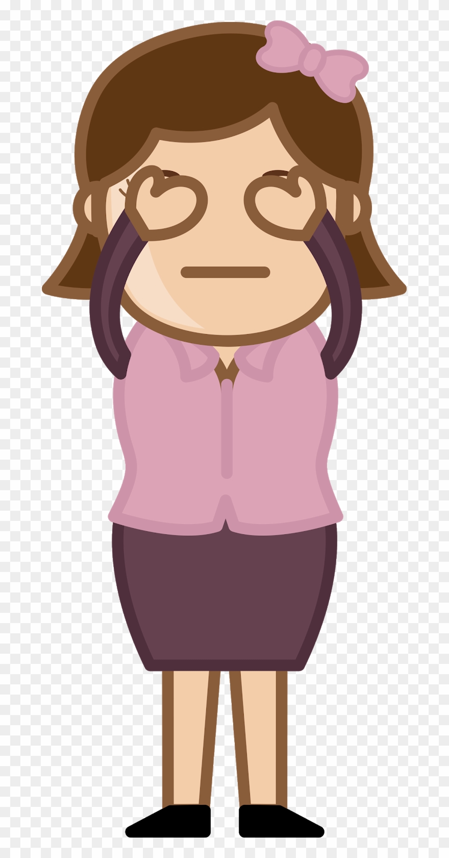 How Could I Have Done That - Eyes Closed Clip Art - Png Download