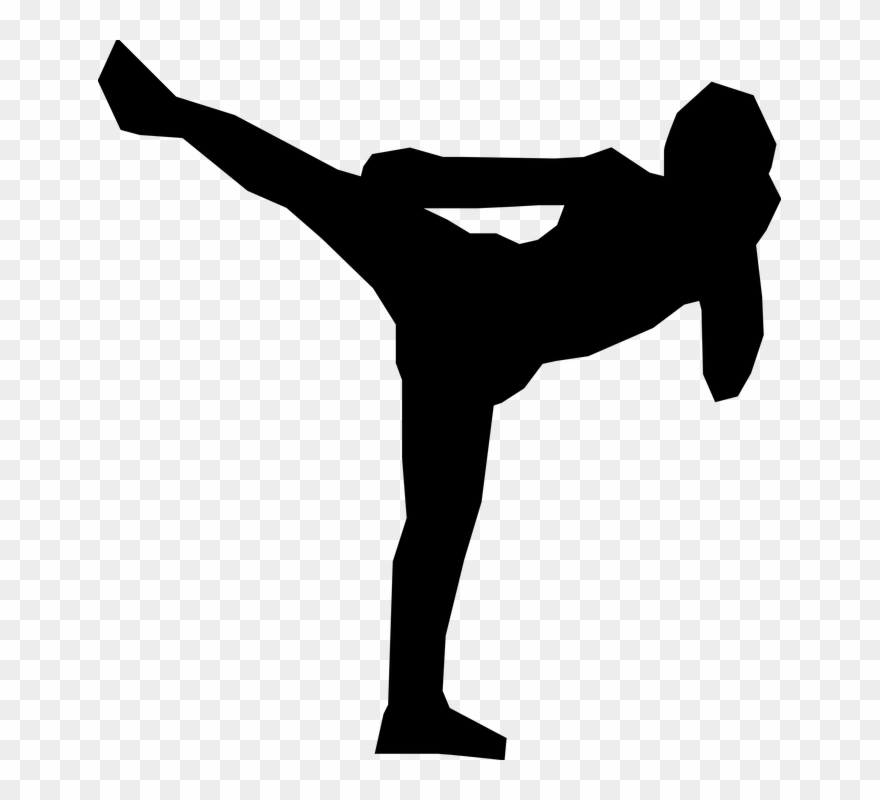 This Is Exactly How I Look When I Do Tae Bo After Losing - Muay Thai Vector Png Clipart
