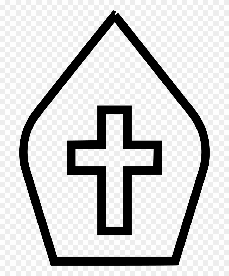 Papal Gown Comments - Christian Cross Red Clipart