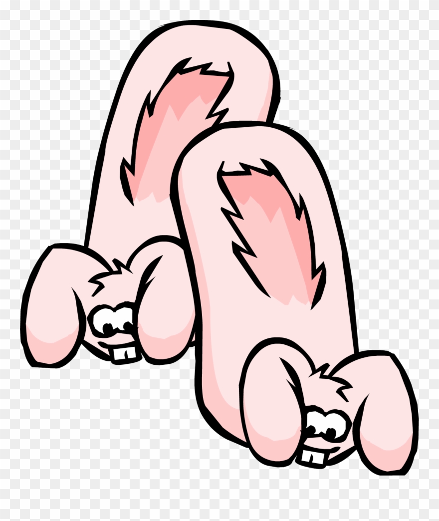 Rabbit Clipart Slipper - Club Penguin Bunny Slippers - Png Download