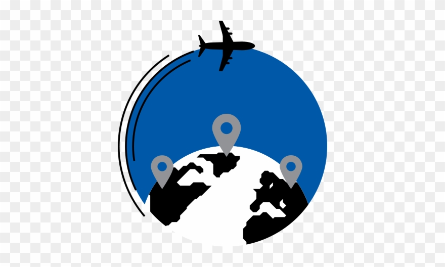 Travel - Global Connection Flat Icon Clipart