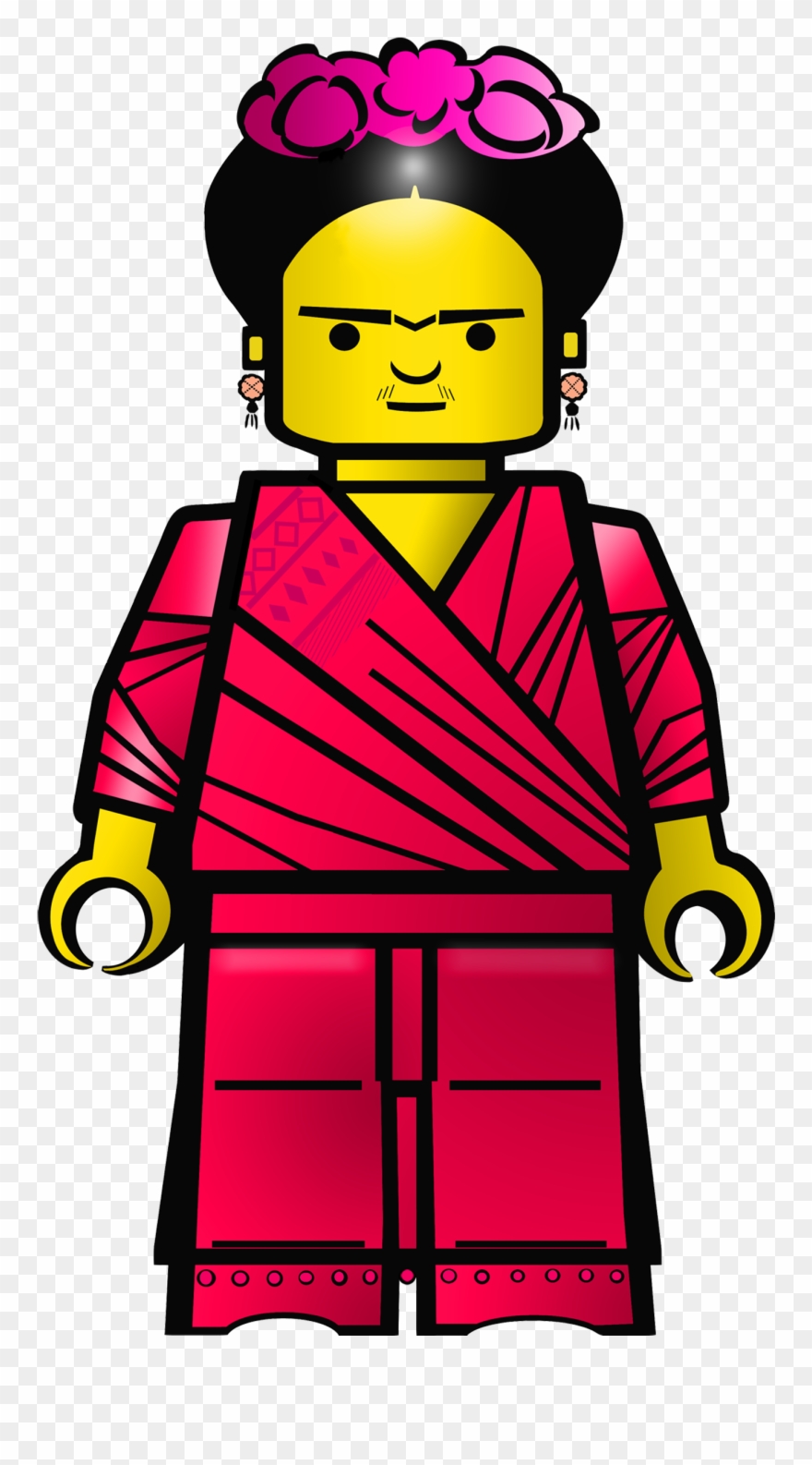 Download 1 File - Frida Kahlo Lego Clipart