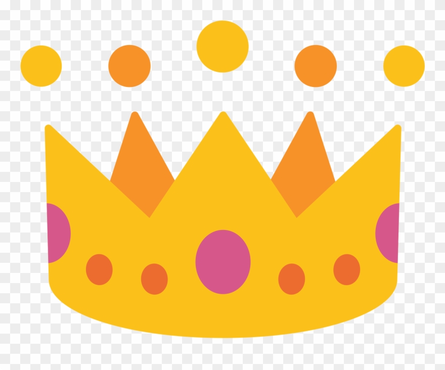 Crown Clip Emoji - Facebook Crown Emoji - Png Download