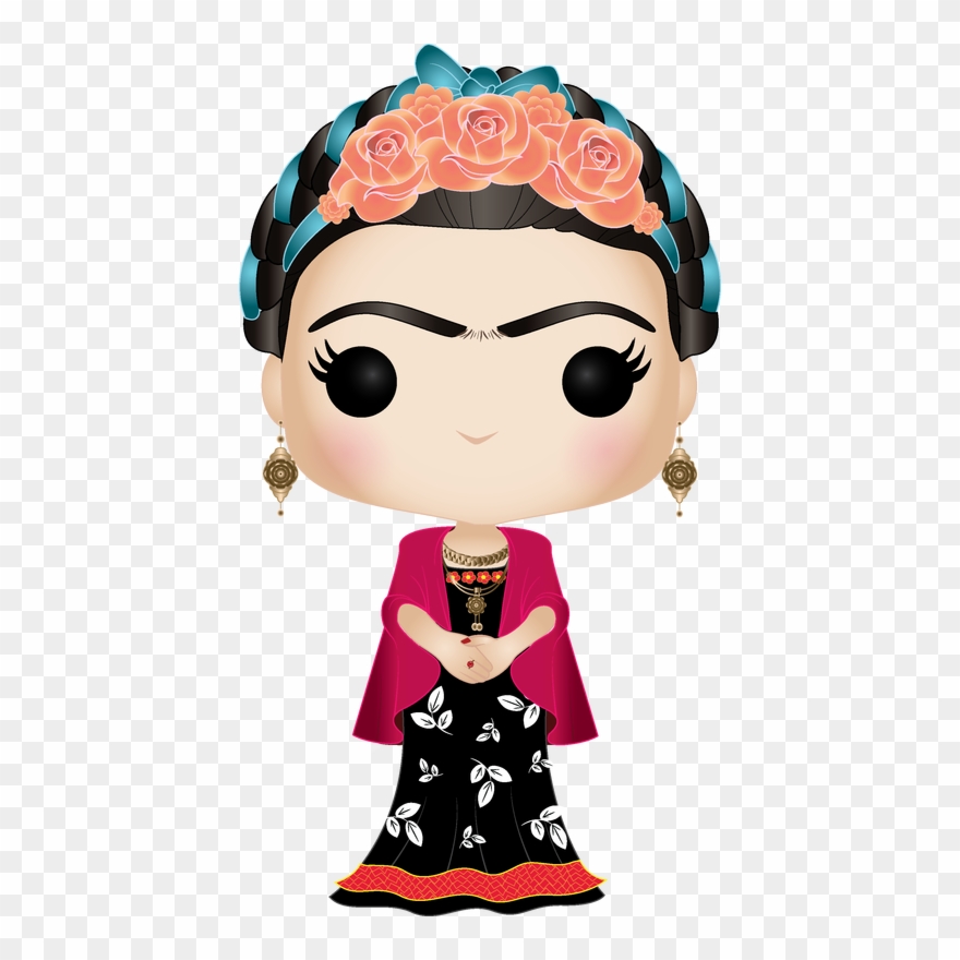 This Was My Favorite Pop To Design I Really Enjoyed - Frida Kahlo Funko Pop Clipart