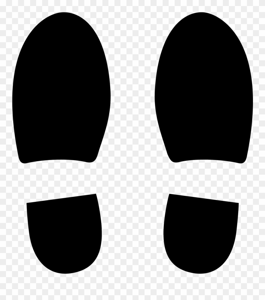 This Icon Represents Two Pictures Of The Soles Of Shoes