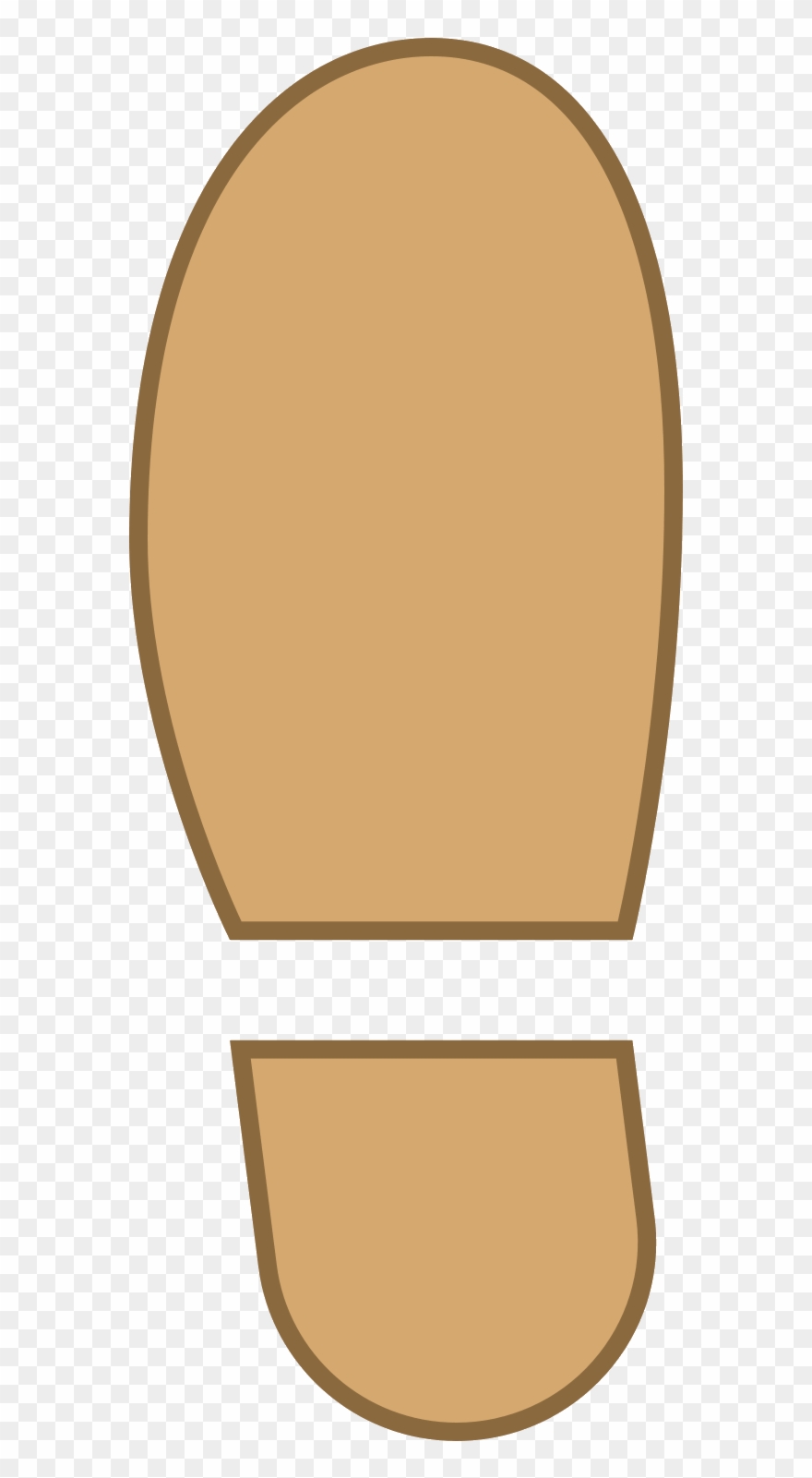 Shoe Print Icon - Illustration Clipart