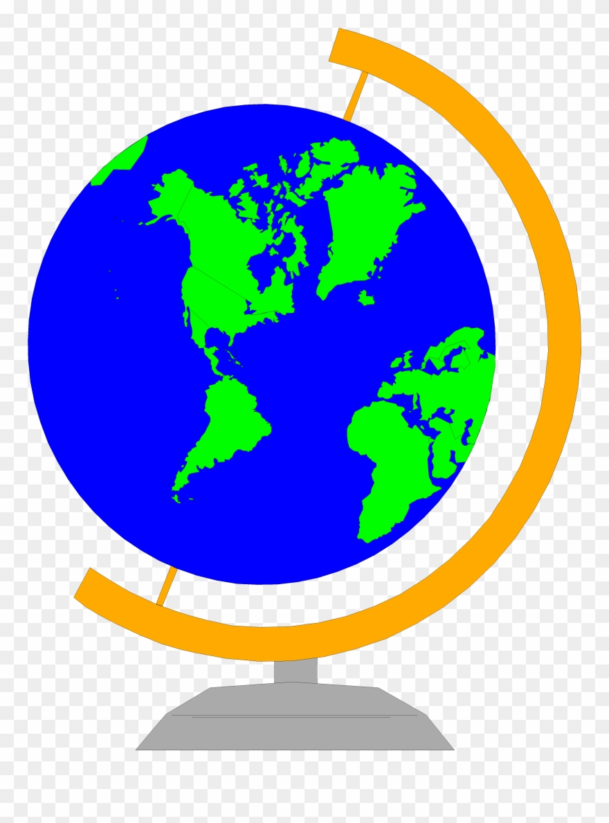 Globe - World Map Clipart