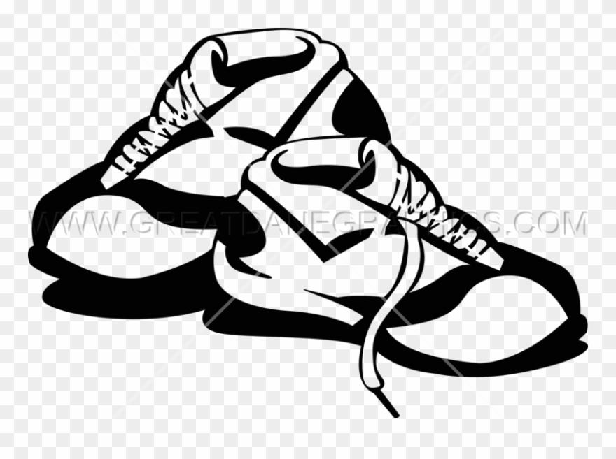 Basketball Shoes - Illustration Clipart