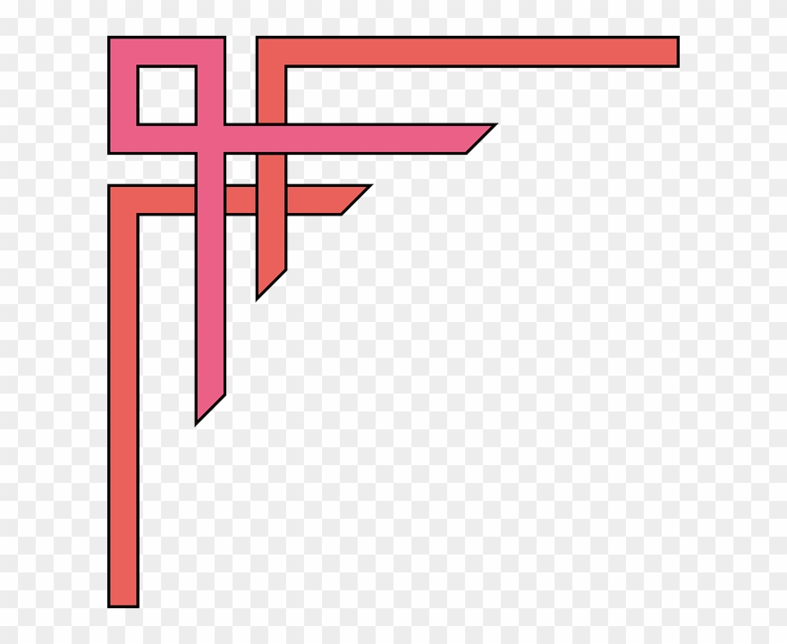 Corner, Left, Upper, Tribal, Shapes, Coke, Page, Border - Top Left Corner Border Clipart