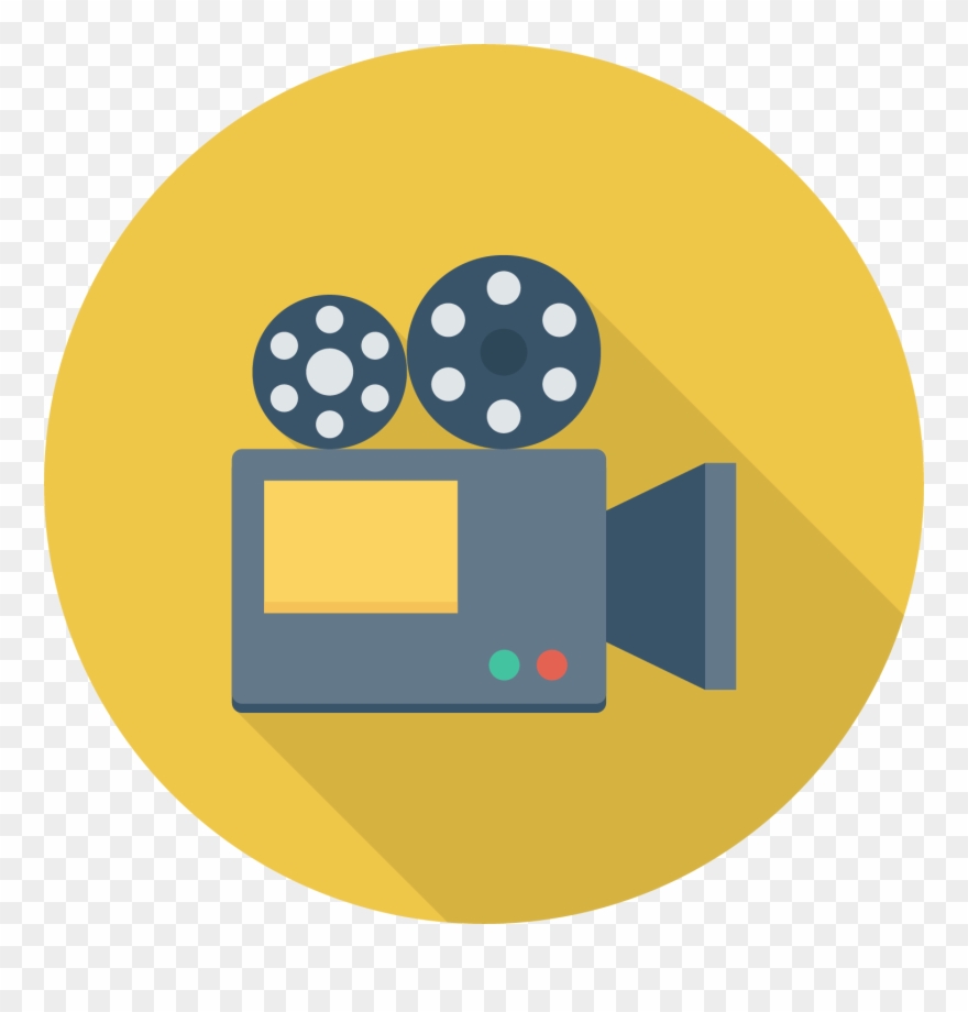 Film Clipart News Camera - Circle Of Film Icon - Png Download