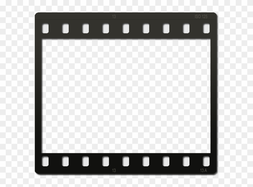 Download Film Frame Transparent Background Clipart - Moldura De Filme Negativo Png