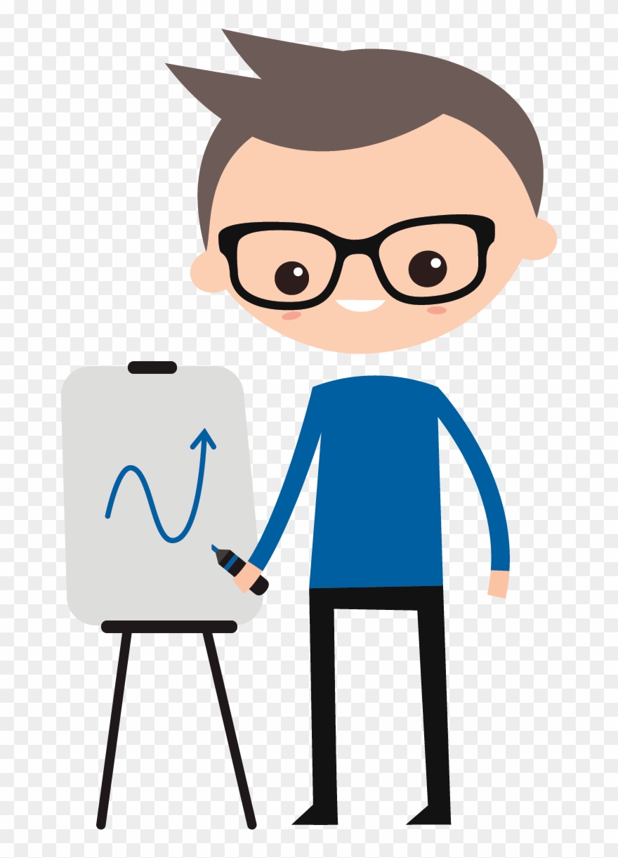 Vector Black And White Become A Tutor With Impact Tutors - Cartoon Boy With Spectacles Clipart