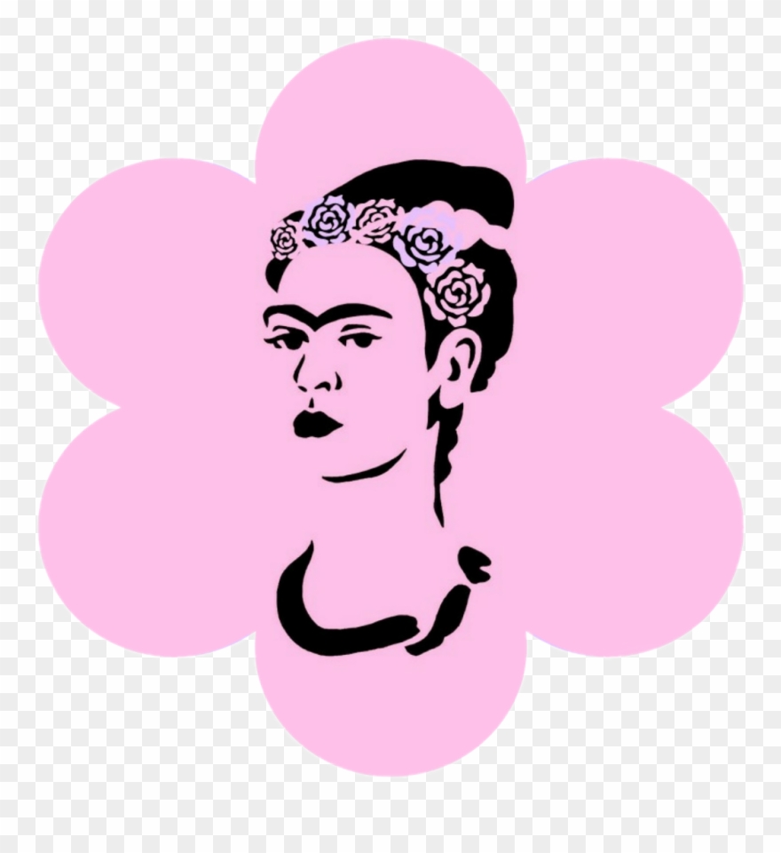 Frida Stencil Clipart