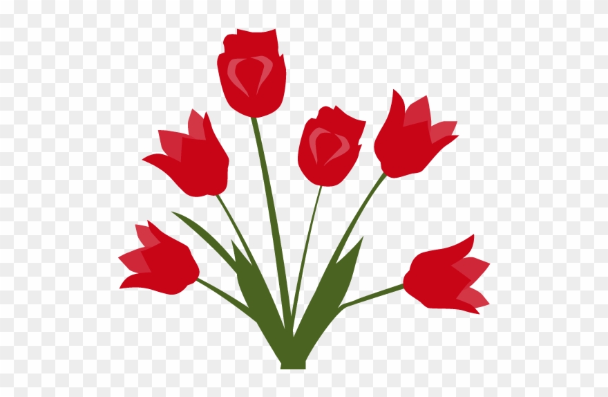 View All Images-1 - Tulip Clip Art - Png Download